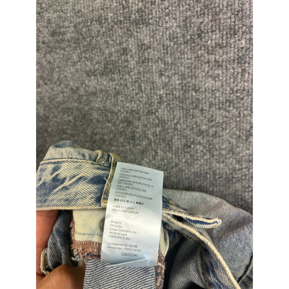 Free People We The Free Jeans Womens 29 Blue Distressed High Rise Straight Leg - Picture 9 of 9